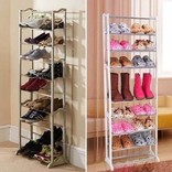 Полка для обуви Amazing Shoe Rack (чёрная), numer zdjęcia 6