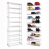 Полка для обуви Amazing Shoe Rack (чёрная), фото №8