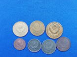  Монеты СССР копейки 3 5 10 15 20 копеек  7 шт, фото №7