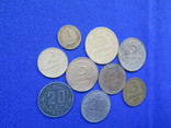 Монеты копейки СССР 1949 г. 1 2 3 5 20 копеек  9 шт, фото №3