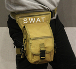 Универсальная тактическая (набедренная) сумка на бедро Swat кайот, photo number 5