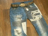 Kosmo jeans - стильные фирменные джинсы разм.34, photo number 3
