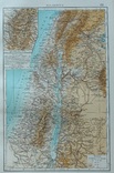 3 карты. Кавказ, Палестина, Азия. Andrees HandAtlas. 1921 год. 56 на 44 см., фото №3