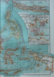 2 карты. Малайзийский архипелаг, Восточная Азия. Andrees HandAtlas. 1921 год. 56 на 44 см., photo number 6