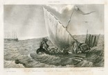 Старинная гравюра. Адмирал Шарль д'Амбуаз. 28х19см, фото №3