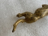 Скульптура Собака Венская бронза в позолоте, фото №4