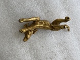 Скульптура Собака Венская бронза в позолоте, фото №9
