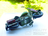 Модель военного мотоцикла . Металл, фото №8