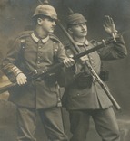 Германия. 1915. Бойцы с винтовками, фото №2