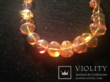 Amber beads "Sea buckthorn", photo number 7