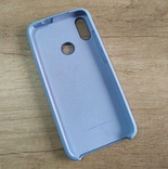 Чехол силиконовый Xiaomi Redmi Note 7 голубой, фото №3