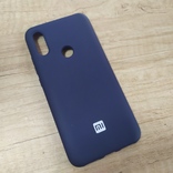 Чехол силиконовый Xiaomi Redmi 7 синий, фото №4