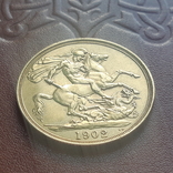  2 фунта (соверена) 1902 г. Золото, фото №8