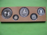Испания набор 1989 г. Открытие Колумбом Америки (5 монет) , серебро 52,3 гр, фото №4