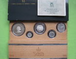 Испания набор 1989 г. Открытие Колумбом Америки (5 монет) , серебро 52,3 гр, фото №2