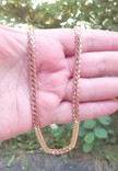 Цепочка Xuping медицинское золото Колос длина 60 см ширина 5 мм вес 35.4 г позолота, фото №2
