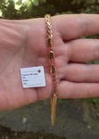 Цепочка Xuping медицинское золото Колос длина 60 см ширина 5 мм вес 35.4 г позолота, фото №4