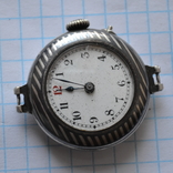 Старинные наручные серебряные часы., фото №4