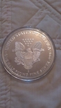 Монета 1997 Half Pound silver eagle dollar, фото №9