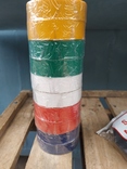 Изолента цветная INTERTOOL 10 м ( 10 шт в лоте ), photo number 2