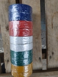 Изолента цветная INTERTOOL 10 м ( 10 шт в лоте ), photo number 4