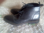 Ботинки черные кожаные43 размер, фото №6