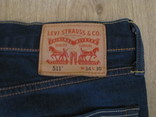 Модные зауженные джинсы Levis р34 как новые, photo number 6