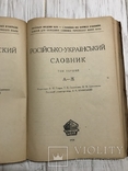 1924 Русско-украинский словарь, фото №3