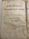 1907 Словарь украинского языка: Борис Гринченко, фото №2