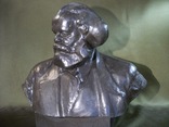 Скульптура, бюст Карл Маркс, Капитал, автор Кербель 1961 год. Высота 25 см, фото №4
