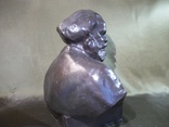 Скульптура, бюст Карл Маркс, Капитал, автор Кербель 1961 год. Высота 25 см, фото №10