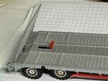 KENWORTH AERODYNE Red White Semi Truck Cab And Trailer Tootsie Toy Made in USA, фото №4