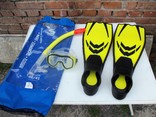 Комплект для плавання SUNRAY Ласти Маска Трубка + сумка 40-41p. з Німеччини, photo number 2