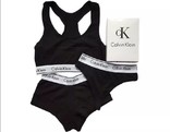 Комплект женского белья Calvin Klein топ+шортs+стринги (размер L), фото №2