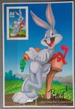  Мультфильмы Луни тьюнз Банни Кролик 1997 США кварт + блок, фото №2