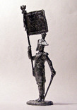 Игрушечные Солдатики Французский Офицер 1812 54 мм Оловянные Cолдатики Миниатюры Статуэтки, фото №6