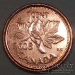 Канада 1 цент, 2008, фото №2