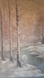 Картина 50×70 см.(Зимний пейзаж), фото №2
