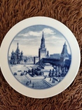 Настенная декор тарелка Московский старый Кремль, ф-ка "Meissen", 40-х годов ХХ века, фото №5