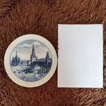Настенная декор тарелка Московский старый Кремль, ф-ка "Meissen", 40-х годов ХХ века, фото №6