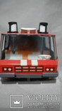 Заводная пожарная машина жесть игрушка СССР, фото №6