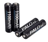 Аккумуляторы Palo ААА 1100 mAh 4 шт + футляр, фото №3