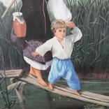 Копия картины Мать с сыном, фото №4
