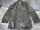 Куртка немецкая служебная кожаная типа U-96 (не реплика) склад, фото №2