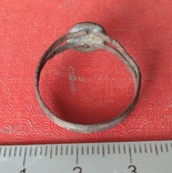 Перстень религиозный или свадебный два сердца  19 век, фото №7
