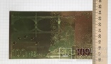 Позолоченная сувенирная банкнота 100 Euro (24K) / сувенірна банкнота, фото №8