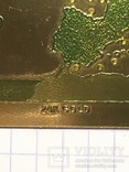 Позолоченная сувенирная банкнота 100 Euro (24K) / сувенірна банкнота, фото №3