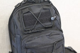 Рюкзак однолямочный 7 литров, тактическая военная сумка (черный), фото №7