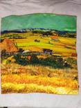 Платок ручная роспись Vincent van Gogh шов роуль шелк hand made, фото №2