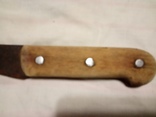 Ножик с деревянной ручкой старый, фото №3